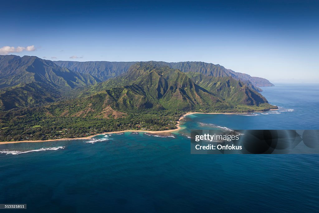 Aerial View of Na Pali Coast