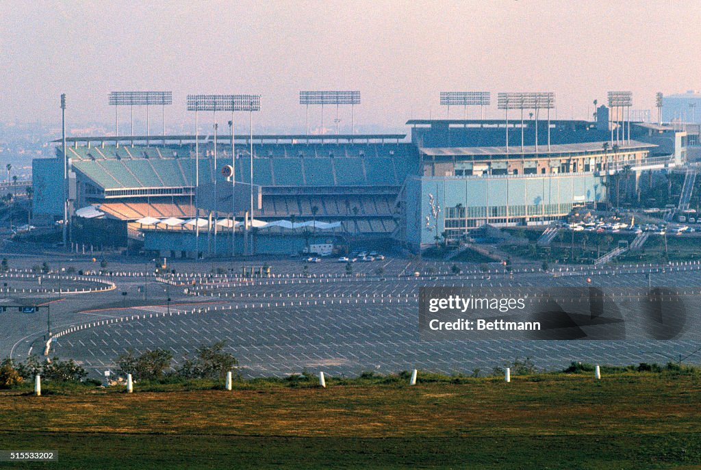 View of Dodgers Stadium