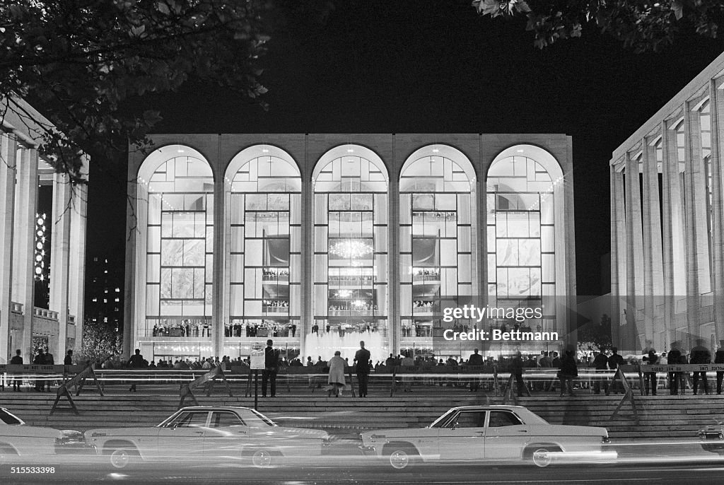 Exterior View of Metropolitan Opera House