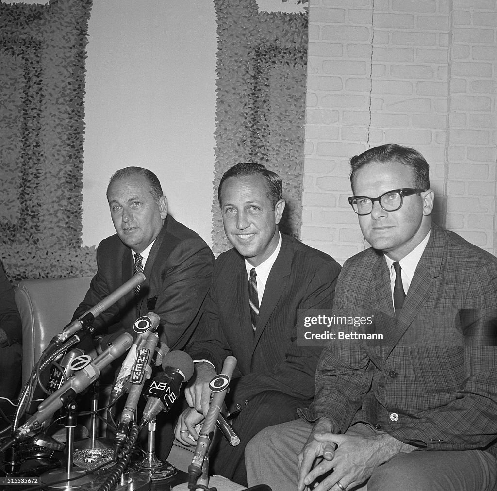 Football Officials Announce League Merger at Press Conference