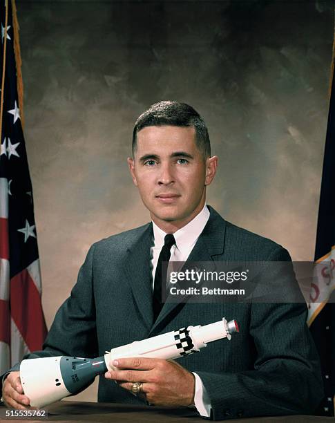 William A. Anders, astronaut closeup.