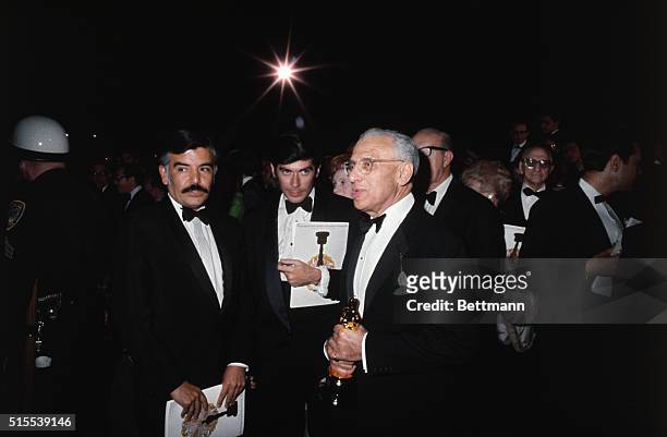 George Cukor, who accepted the Oscar for Katharine Hepburn as the Best Performance by an Actress, is shown at the Academy Awards presentation.
