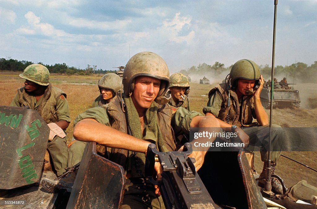 Soldiers on Patrol in Vietnam