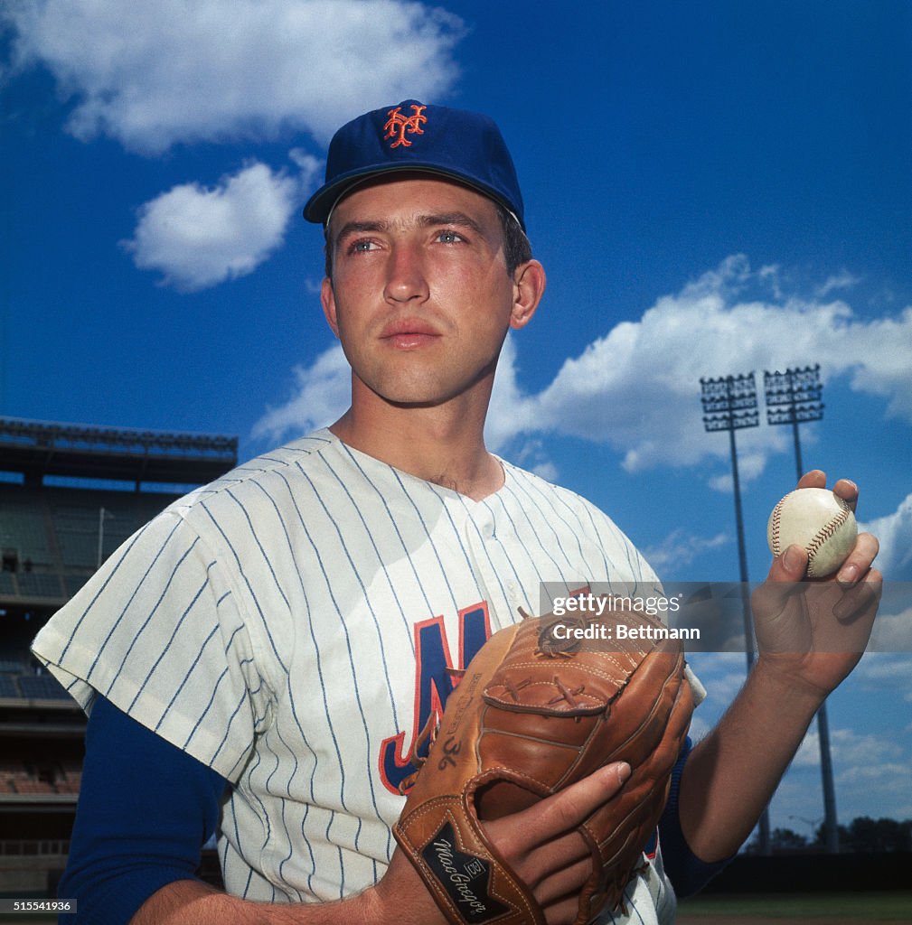 Koosman Closeup photo of Jerry Koosman, N.Y. Mets pitcher, at Shea Stadium ...