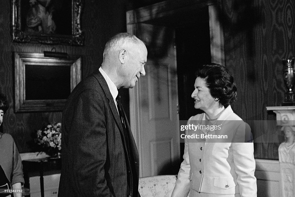 Mr. and Mrs. Charles A. Lindbergh at the White House