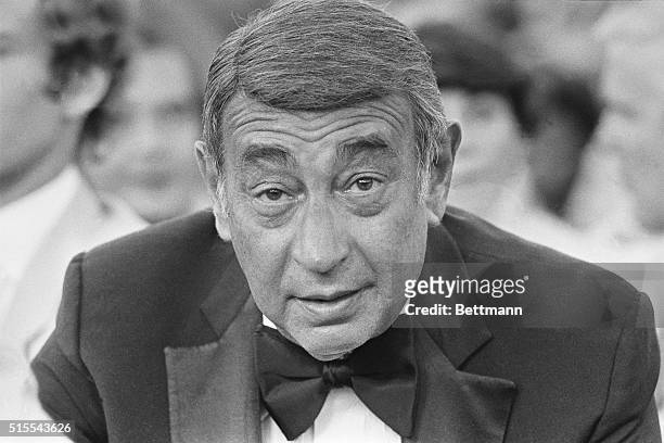 Sportscaster Howard Cosell is shown during a dinner celebrating the 20th anniversary of ABC-TV's Wide World of Sports. The affair was held at the...