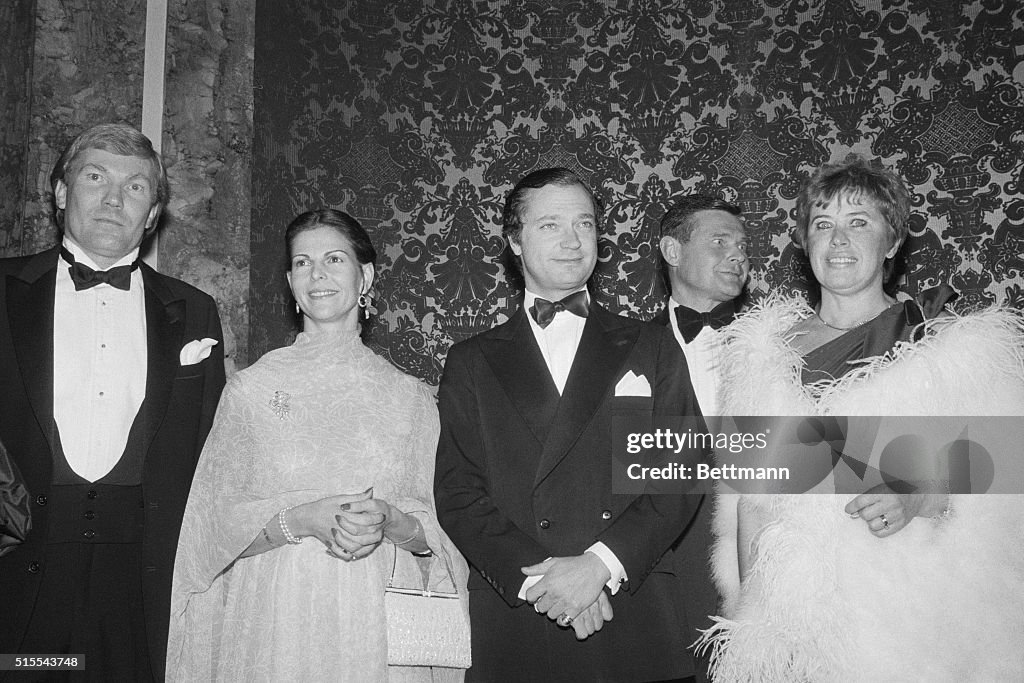 King Carl and Queen Silvia at Jubilee Banquet