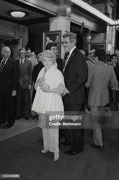 Actor Rock Hudson, who will be returning to TV in a new series during the new television season, shown with veteran actress Claire Trevor, as they...