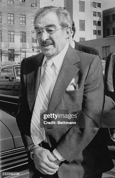 Teamster Anthony Provenzano Arriving for His Trial Teamster Anthony Provenzano Arriving for His Trial