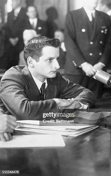 Research worker at Harvard University admitted his communist ties when called as first witness by Sen. Joseph McCarthy, as he opened a two day...