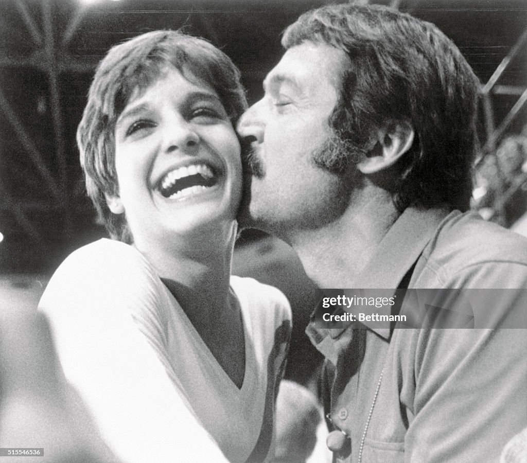 Bela Karolyi Kissing Mary Lou Retton