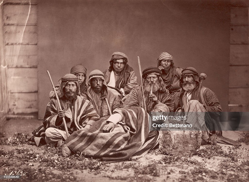 Group of Bedouin Men