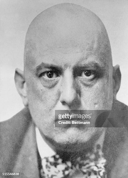 Cultist Aleister Crowley.