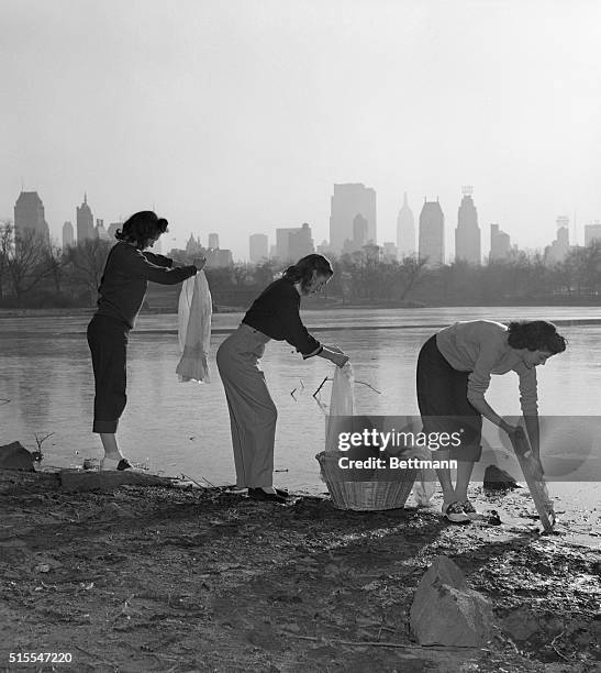 New York, NY: Dry Day, on which New Yorkers were supposed to go shaveless, bathless and laundryless, will probably go down in history as "Dirty Day"...