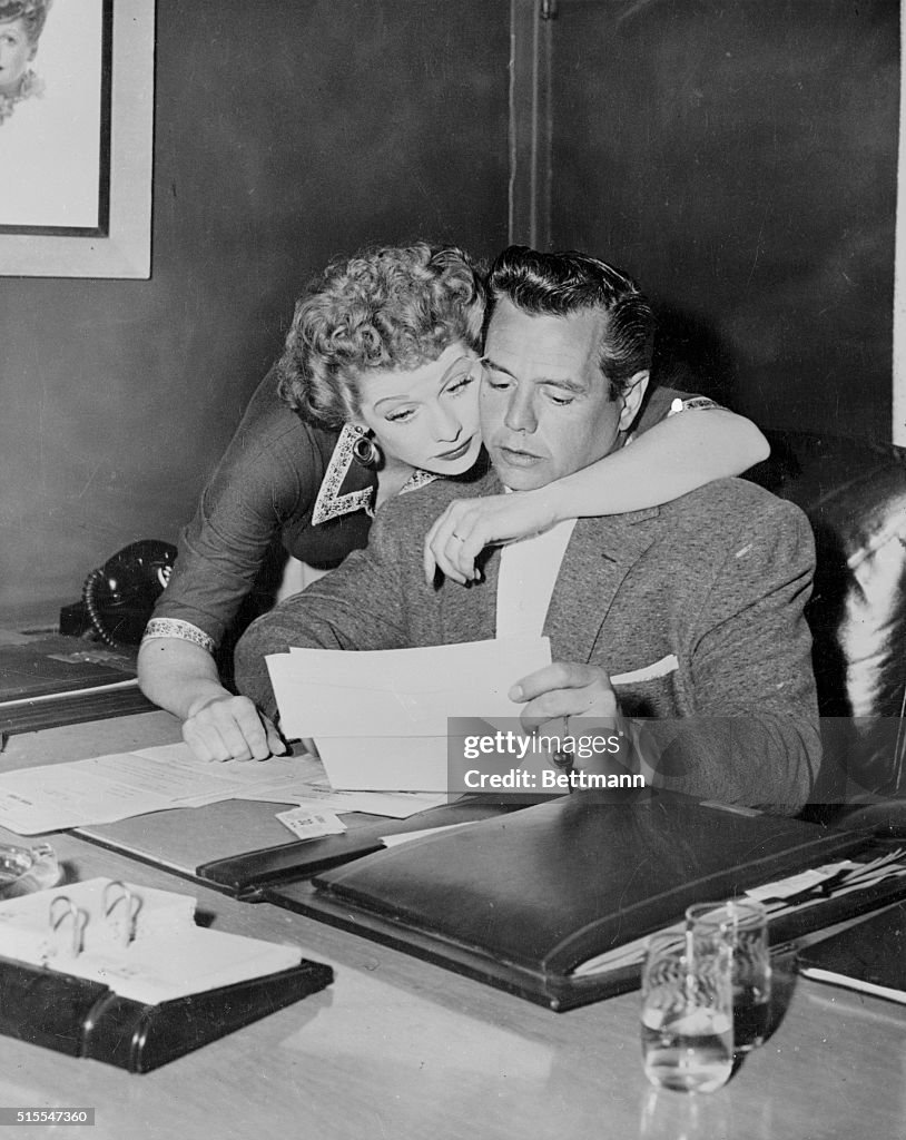 Lucille Ball and Desi Arnaz