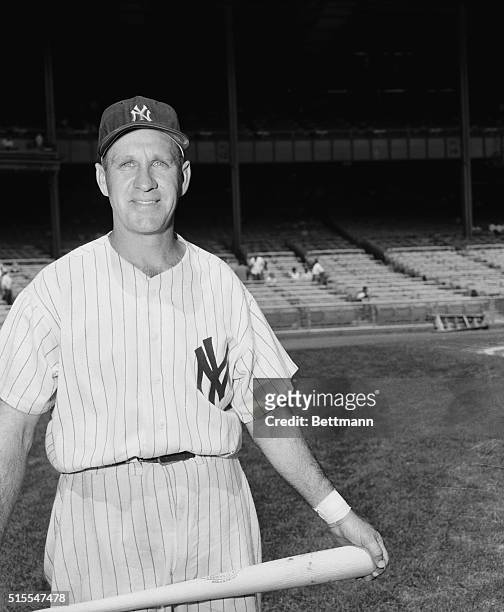 Enos Slaughter of the New York Yankees.