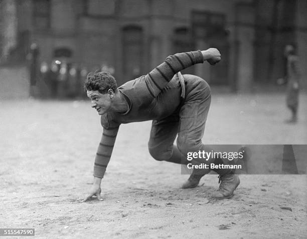 Lou Gehrig Playing Football in High School