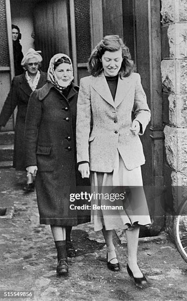 Pauline Yvonne Parker and Juliet Marion Hulme leave Christchurch Magistrate's court after a preliminary hearing which resulted in their being ordered...