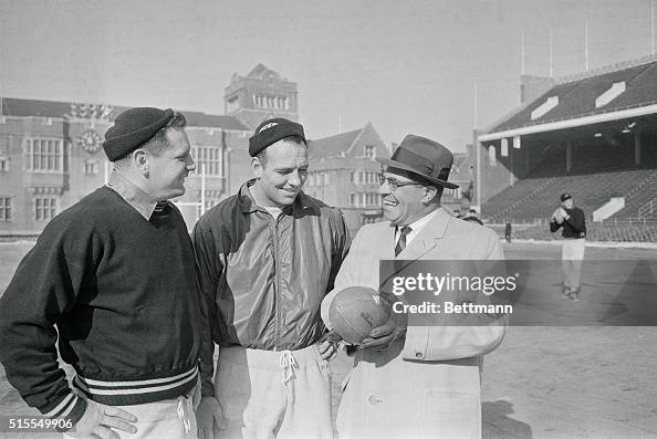 Vince Lombardi Talking to Team Captains Vince Lombardi Talking to Team Captains