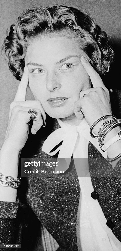 Actress Ingrid Bergman