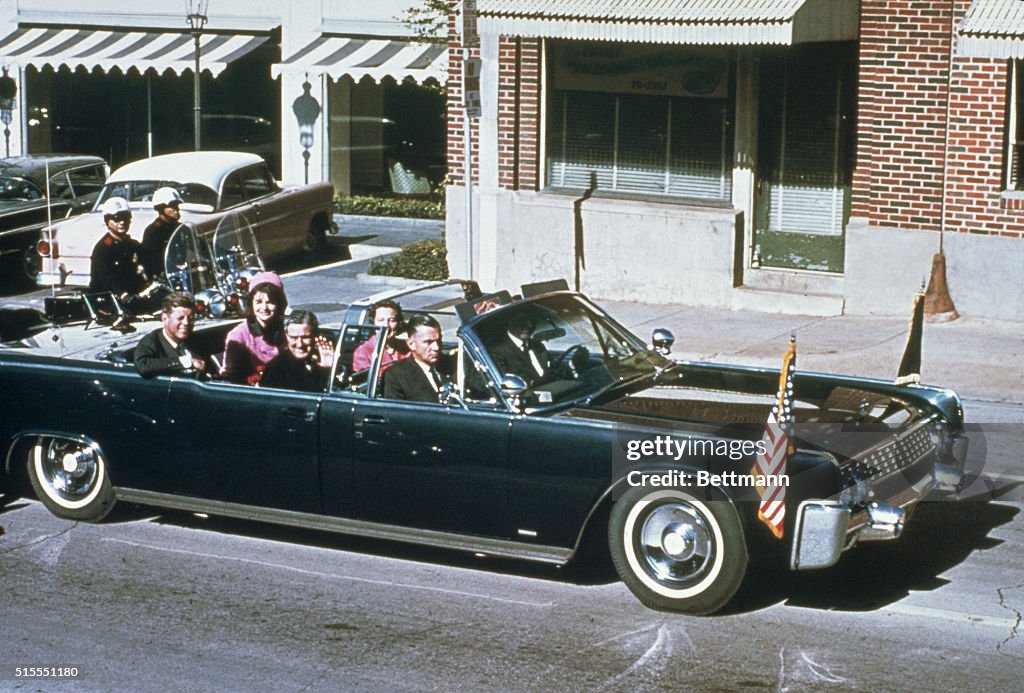 Kennedys and Connally in Limousine