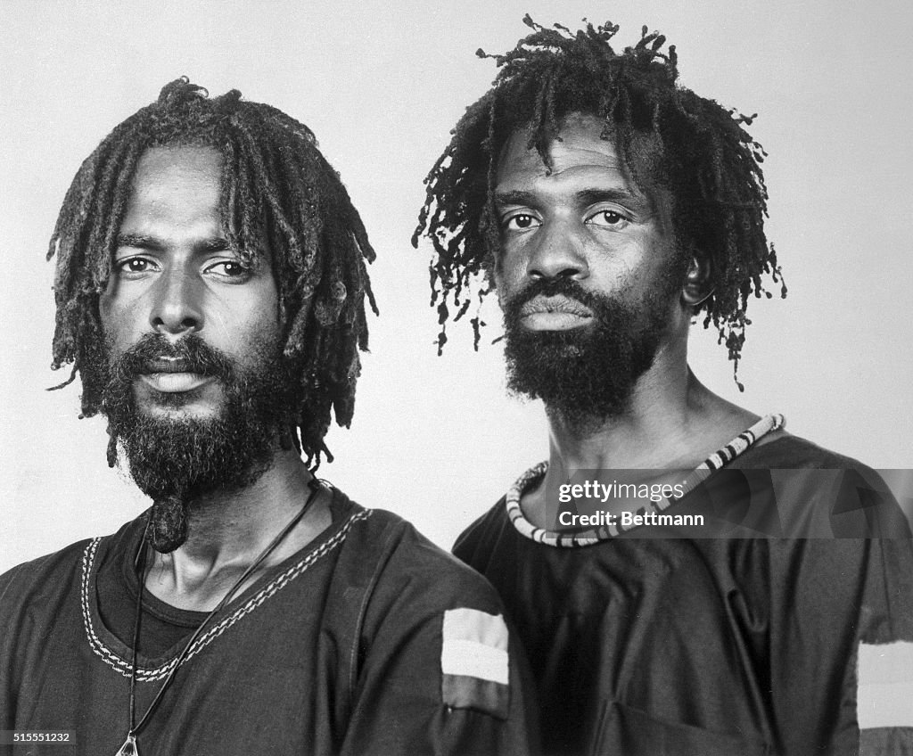 Portrait of Two Leaders of Rastafarian Nation