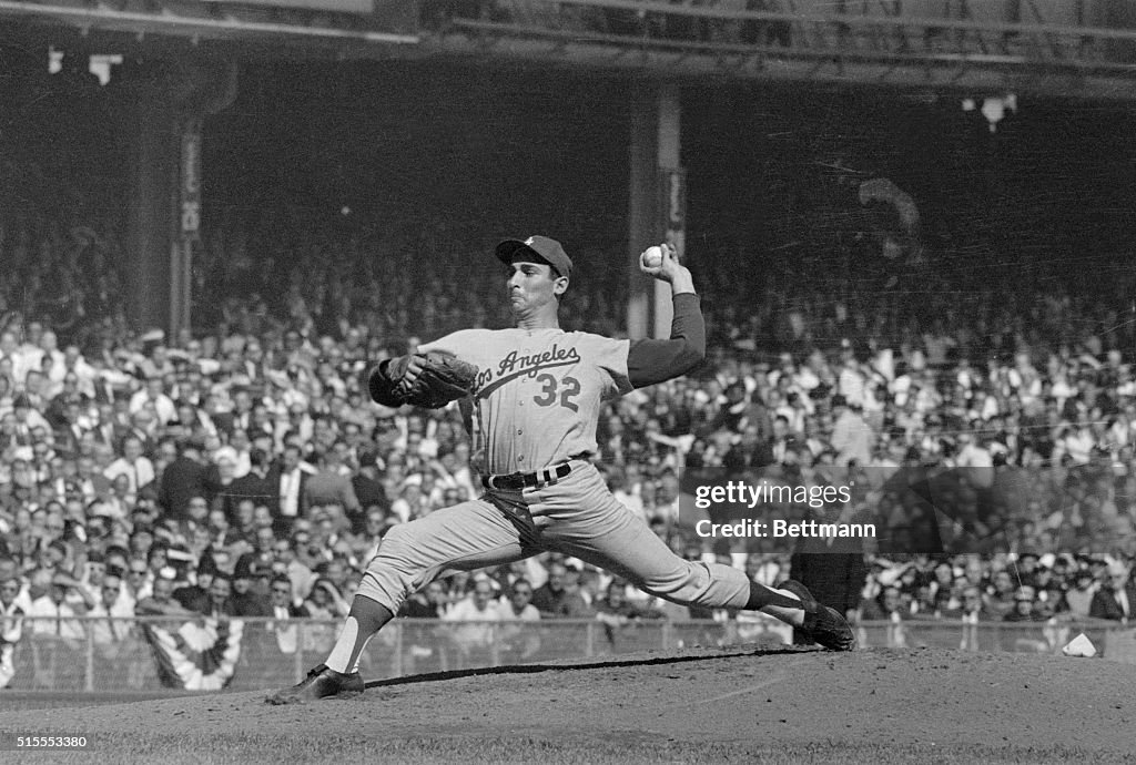 Sandy Koufax Pitching in World Series