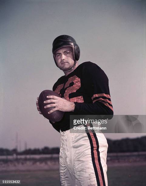 Sid Luckman, quarterback for the Chicago Bears.
