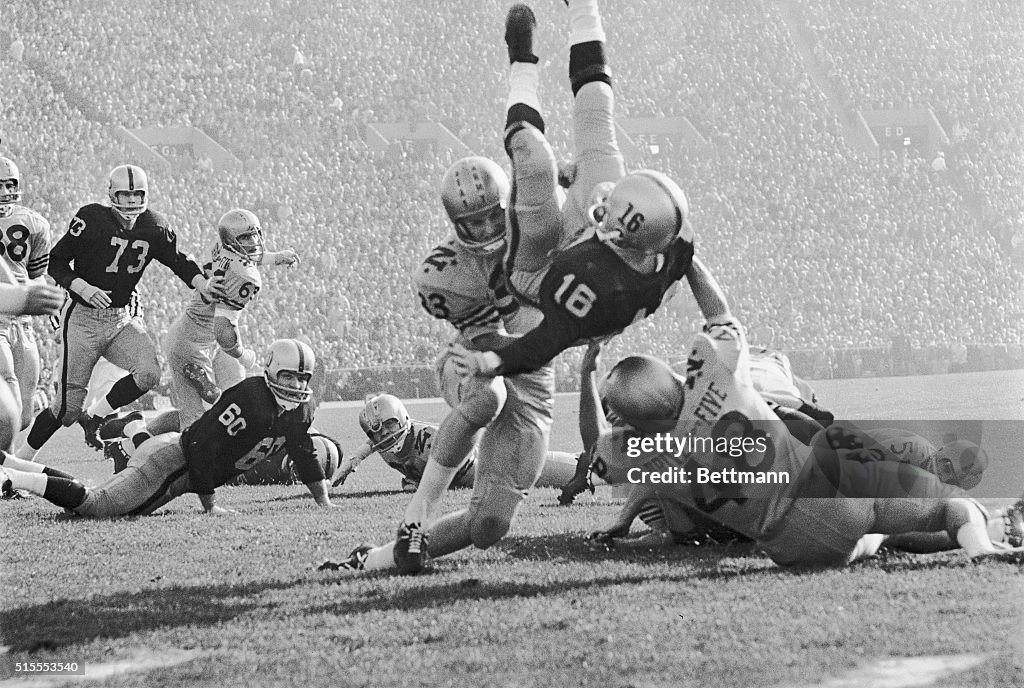Carl Stichweh Scoring a Touchdown