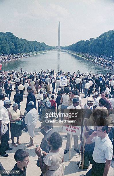 More than two-hundred thousand persons participated in the March on Washington demonstrations August 28th. The throng gathered at the Washington...