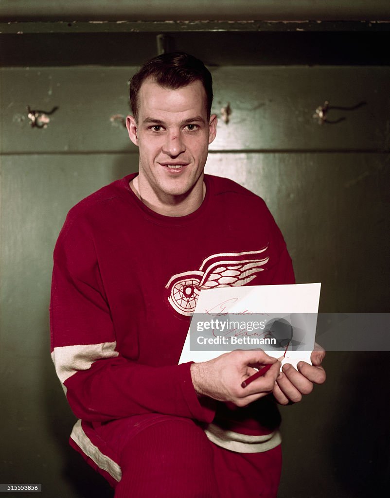 Hockey Player Gordie Howe