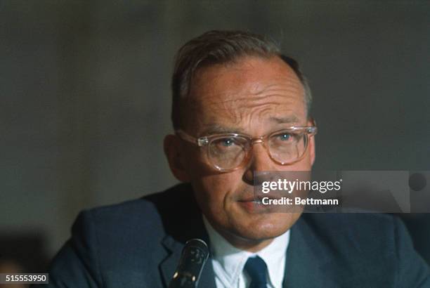 McGeorge Bundy, President of the Ford Foundation and a former Presidential adviser, appeared before the Senate Foreign Relations Committee at the...