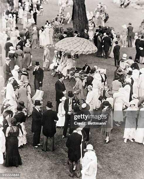 Ottawa, Canada- Delegates to the British Imperial Trade Conference at Ottawa were guests recently at a brilliant garden party given by Lord...