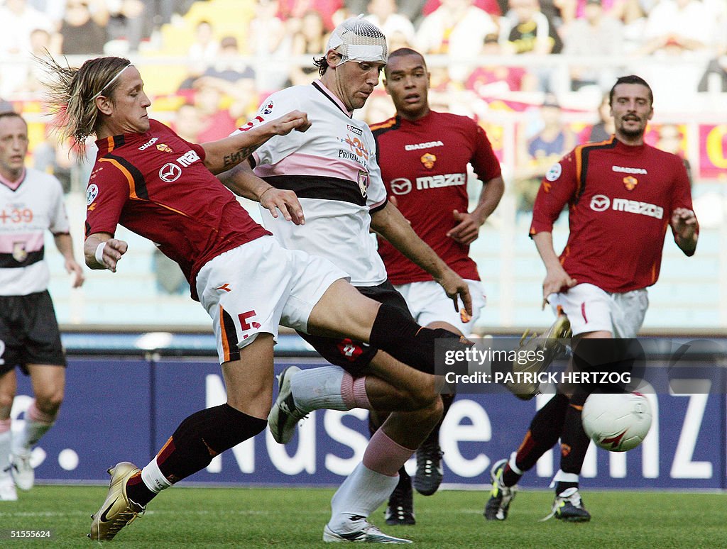 AS Roma's French defender Philippe Mexes