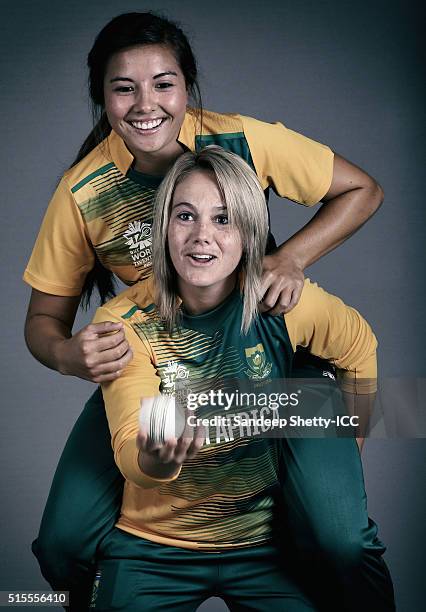 Dane Van Niekerk of South Africa during the photocall of the South Africa team ahead of the Women's ICC World Twenty20 India 2016 on March 11, 2016...