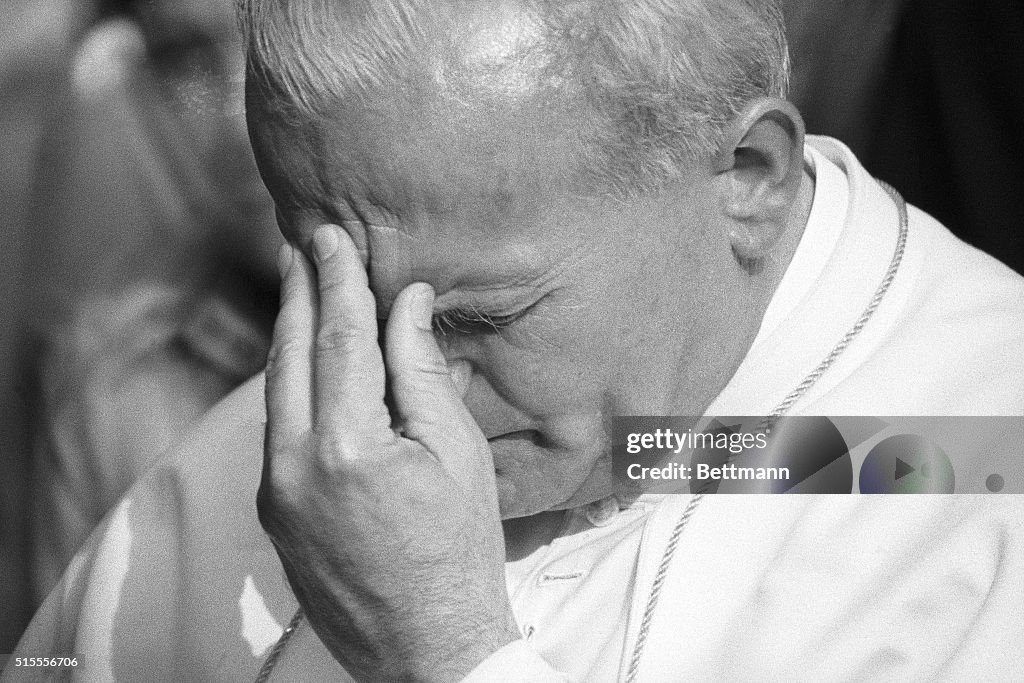 Pope John Paul II at His Family's Plot