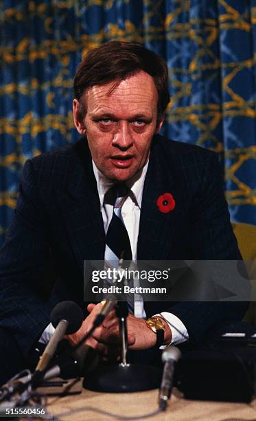 Jean Chretien, Canadian Justice Minister.