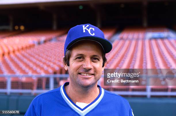 Portrait of Dick Howser, manager for the Kansas City Royals.