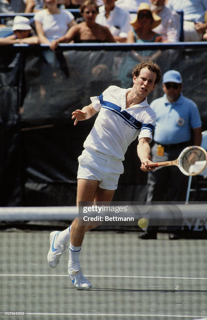 John McEnroe During Tennis Match