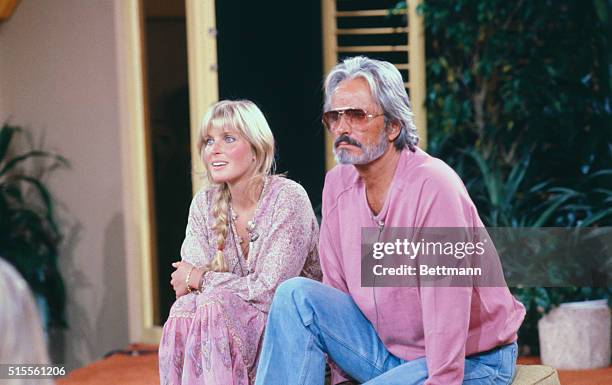 Actress, Bo Derek, best known for her nude role in the film, Ten, with her director husband, John.