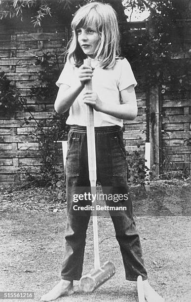 Little Lady Diana. Itchenor, England: Lady Diana Spencer is to be 20 July 1. She and Britain's Prince Charles are to marry. In this picture, taken in...