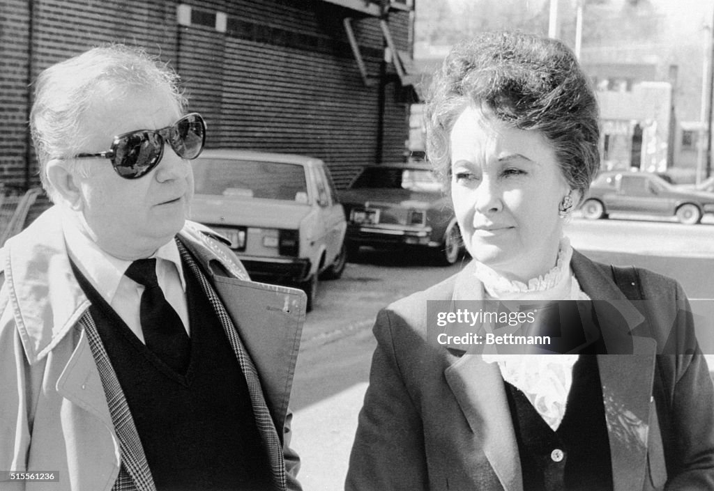 Suspects in Murder Trial Standing in Street