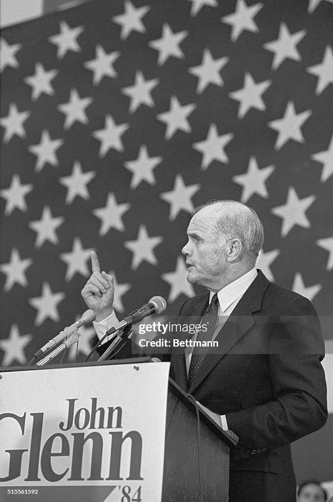 John Glenn Campaigning