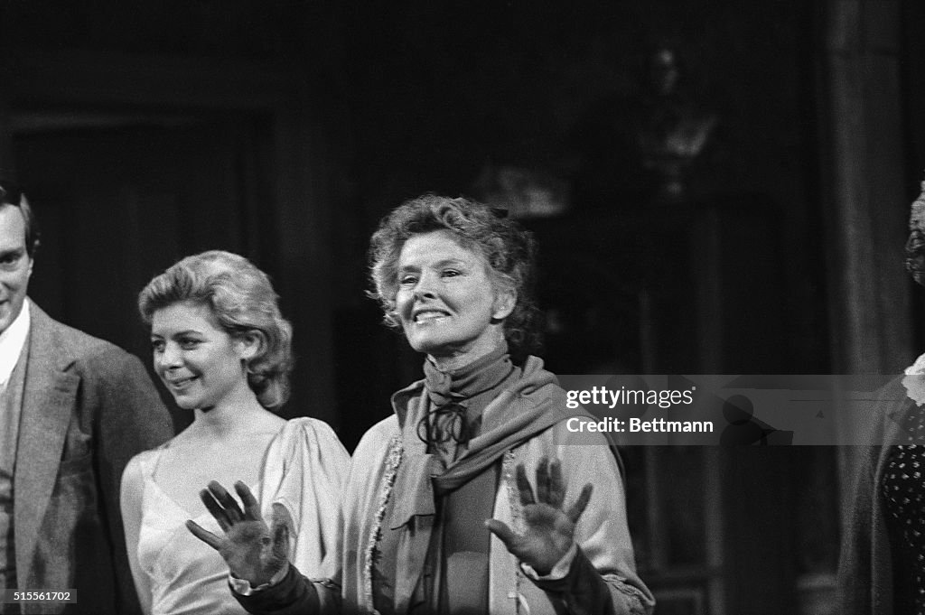 Katharine Hepburn Sharing a Curtain Call