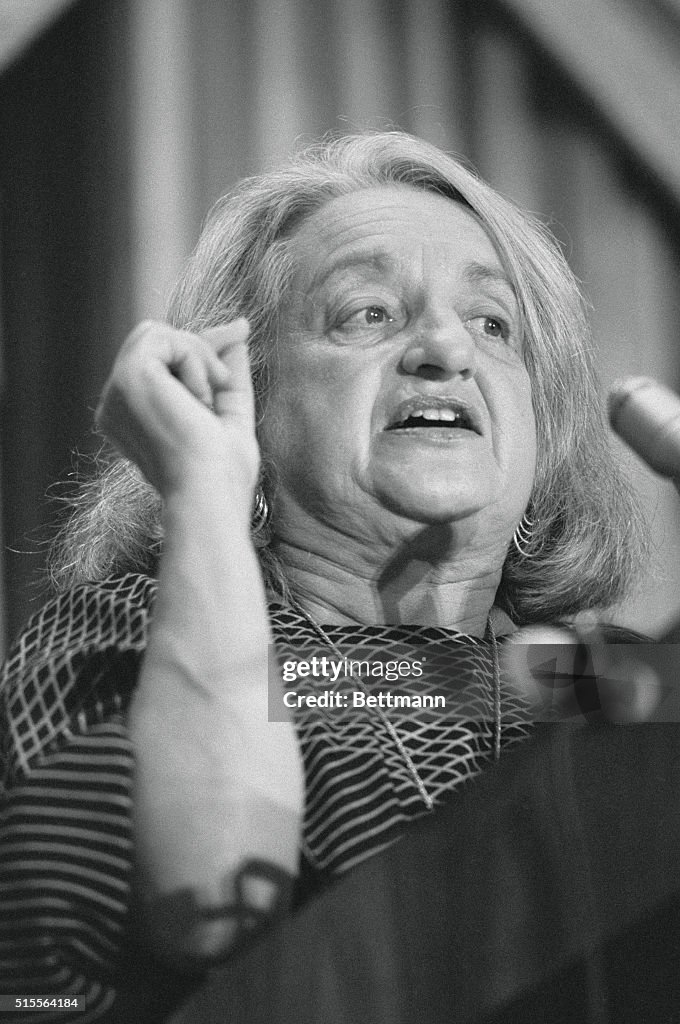 Portrait of Betty Friedan