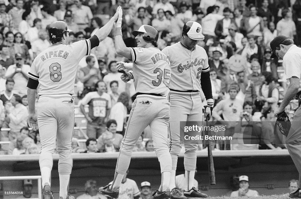 Cal Ripken, Jr. and Gary Roenicke
