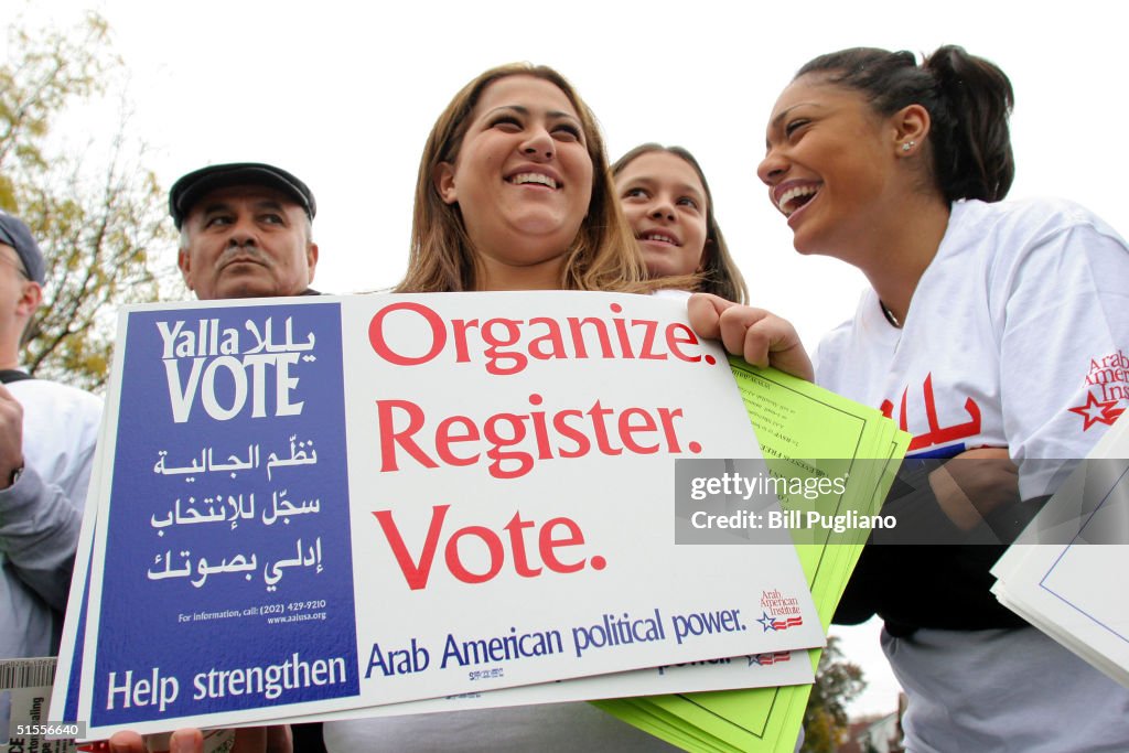 Arab-Americans March For Voter Awareness