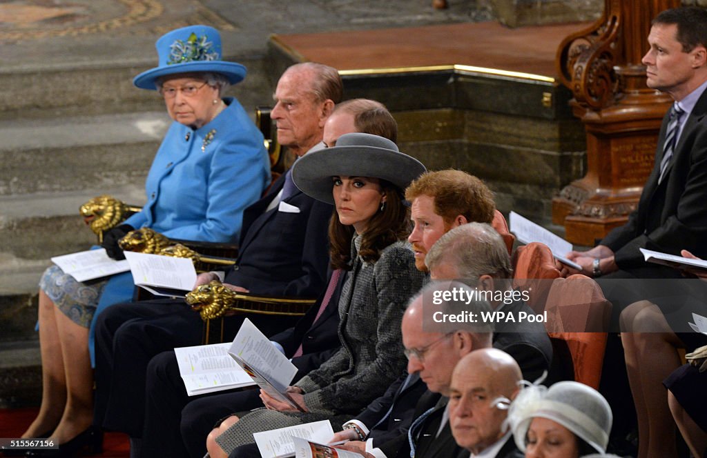 The Royal Family Attends The Commonwealth Observance Day Service