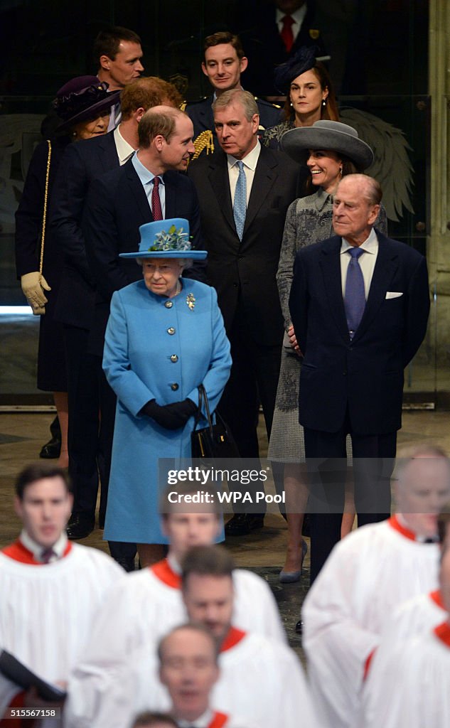 The Royal Family Attends The Commonwealth Observance Day Service