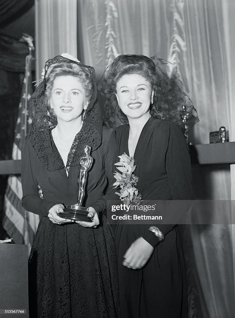 Portrait of Ginger Rogers and Joan Fontaine